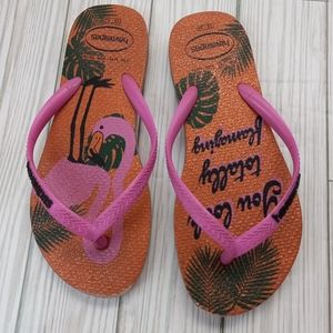 Havaianas Flamingo Flip Flops